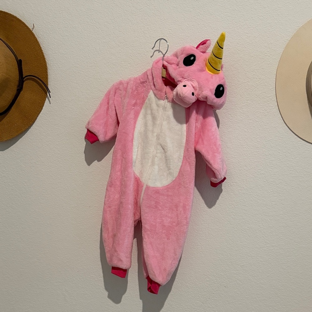 Pink Unicorn Kids One Piece